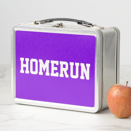 Colorful Bright Purple Bold White HOMERUN Text  (In situ)