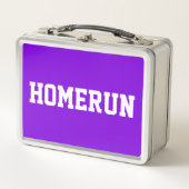 Colorful Bright Purple Bold White HOMERUN Text  (Voorkant)