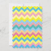 Colorful Bright Summer Lemonade Birthday Party Kaart (Achterkant)