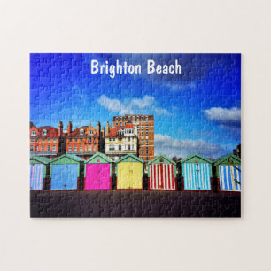 Colorful Brighton Beach Huts Legpuzzel