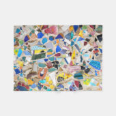 Colorful broken pottery wall picture very unusual  fleece deken (Voorkant (Horizontaal))