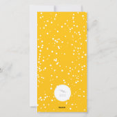 Colorful Bubble Bottles Cheers Fun New Year Foto Feestdagenkaart (Achterkant)