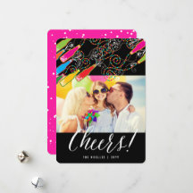 Colorful Bubble Bottles Cheers Fun New Year Foto