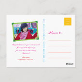 Colorful Bubble Bottles & Spirals Gefeliciteerd Briefkaart (Achterkant)