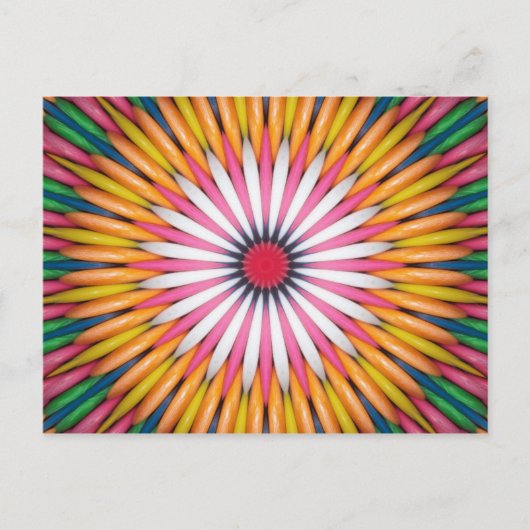 Colorful Bubble Gum Digital Art Briefkaart (Voorkant)