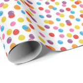 Colorful Bubble Gum Pattern Cadeaupapier (Rol Hoek)