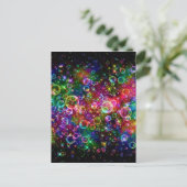 Colorful Bubble-ontwerp Briefkaart (Staand voorkant)