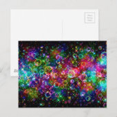 Colorful Bubble-ontwerp Briefkaart (Voorkant / Achterkant)