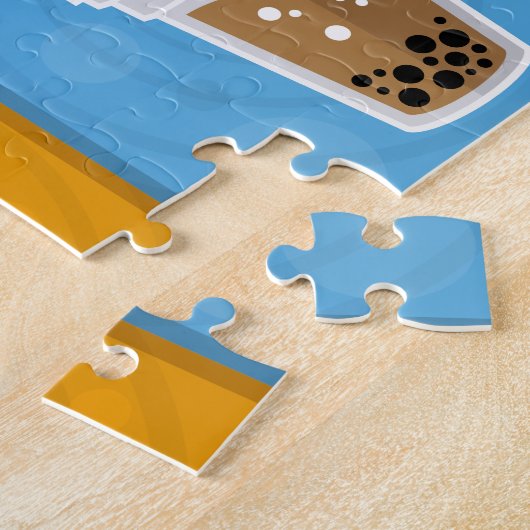 Colorful Bubble Tea 6 Pac Legpuzzel (Zijkant)