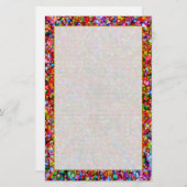 "Colorful Bubbles" fijn geblindeerde artikelen Briefpapier (Voorkant / Achterkant)