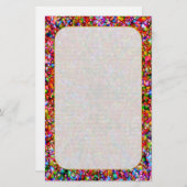 "Colorful Bubbles" fijn geblindeerde artikelen Briefpapier (Voorkant / Achterkant)