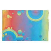 Colorful Bubbles Kussensloop (Achterkant)