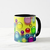 Colorful Bubbles Mok (Voorkant rechts)