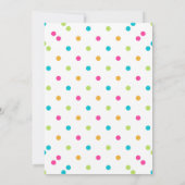 Colorful Bubbles New Years Eve Party Uitnodiging (Achterkant)