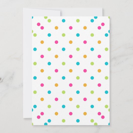 Colorful Bubbles New Years Eve Party Uitnodiging (Achterkant)