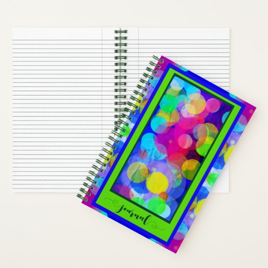 Colorful Bubbles  Personal Journal Notitieboek (Binnen)