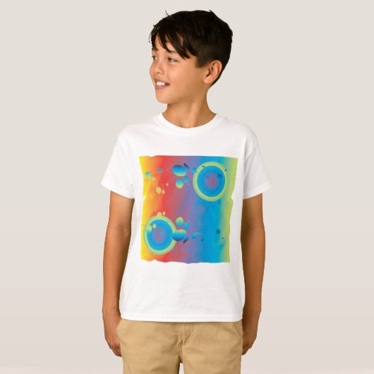 Colorful Bubbles T-shirt (Voorkant volledig)