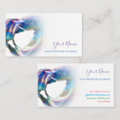 Colorful bubbles verjaardagsplanner en feestje visitekaartje (Voorkant / Achterkant)