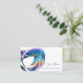 Colorful bubbles verjaardagsplanner en partijbus visitekaartje (Staand voorkant)