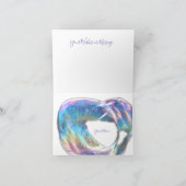 Colorful bubles verjaardagsfeestje kaart (Binnen)