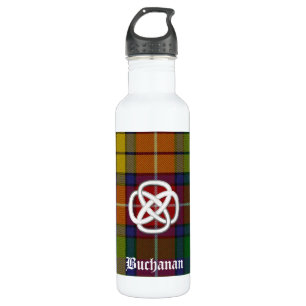 Colorful Buchanan Tartan Pset Waterfles