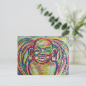 Colorful Buddha Briefkaart (Staand voorkant)