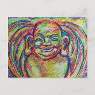 Colorful Buddha Briefkaart