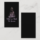 Colorful Buddha Inspirerend Buddhism Quote Visitekaartje (Voorkant / Achterkant)