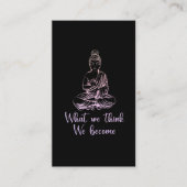 Colorful Buddha Inspirerend Buddhism Quote Visitekaartje (Voorkant)