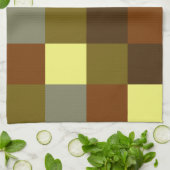 Colorful Buffalo Check Pset Checkered Pattern Theedoek (Gevouwen)