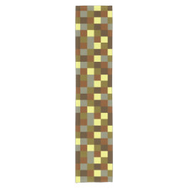 Colorful Buffalo Check Pset Farmhouse Patroon Korte Tafelloper