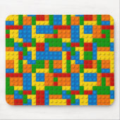 Colorful Building Blocks Patroon Muismat (Voorkant)