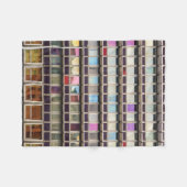 Colorful building fleece deken (Voorkant (Horizontaal))