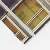 Colorful building fleece deken (Hoek)