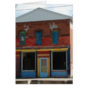 Colorful Building in Lone Tree, Iowa