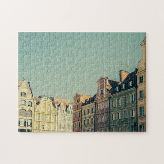 Colorful Buildings in Wroclaw, Polen Legpuzzel (Horizontaal)