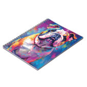 Colorful Bulldog Notitieboek (Linkerzijde)