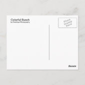 Colorful Bunch Briefkaart (Achterkant)