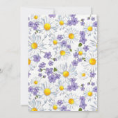 Colorful Bunny Rabbit Easter Hunt Brunch Invi Kaart (Achterkant)