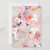 Colorful Bunny Rabbit Easter Hunt Brunch Invi Kaart (Achterkant)