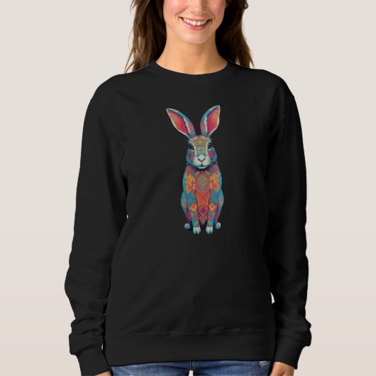 Colorful Bunny Trui (Voorkant)