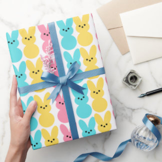 Colorful Bunny Wrapping Paper Cadeaupapier