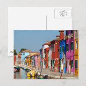 Colorful Burano Briefkaart (Voorkant / Achterkant)