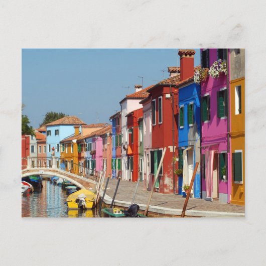 Colorful Burano Briefkaart (Voorkant)