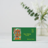 Colorful Business Card Visitekaartje (Staand voorkant)