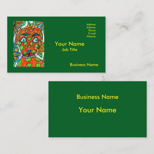 Colorful Business Card Visitekaartje (Voorkant / Achterkant)