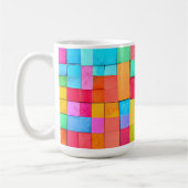 Colorful Business NAME Abstract Art Modern Fun Koffiemok (Links)