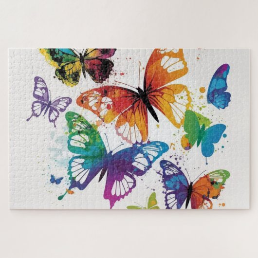 Colorful Butterflies 1 Legpuzzel (Horizontaal)