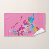 Colorful Butterflies Bath Towel Set Bad Handdoek (Handdoek)