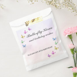Colorful Butterflies Birthday Bedankzakje
